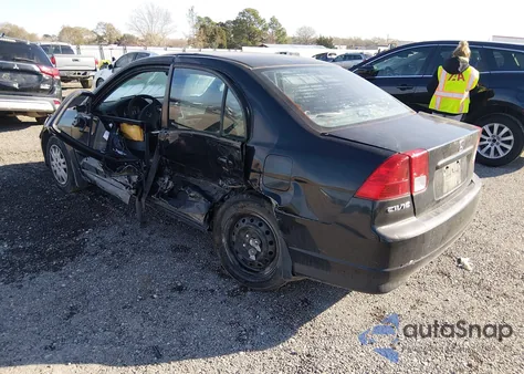 2004 Honda Civic Ex из США, поврежденный, VIN 1HGES26724L019221